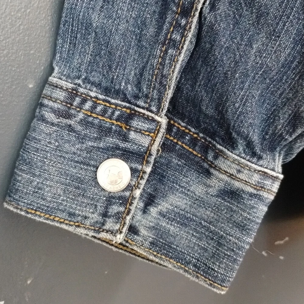 Disney Store Mickey Mouse Clubhouse denim Jean jacket 4T Donald duck Goofy - Picture 14 of 16